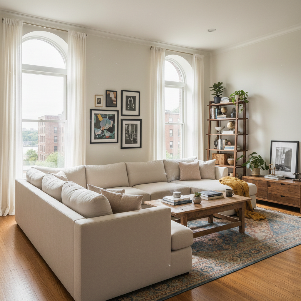 Pokój przed naklejeniem fototapety Varris